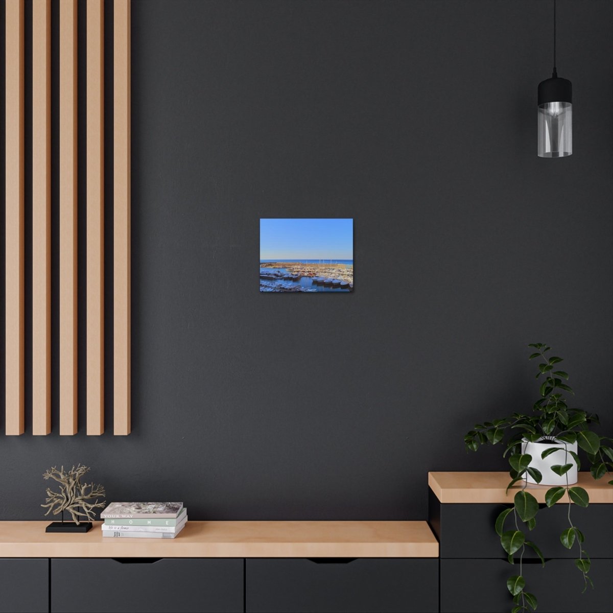 Marina in Maratea Bay on Canvas - Cosas y Punto