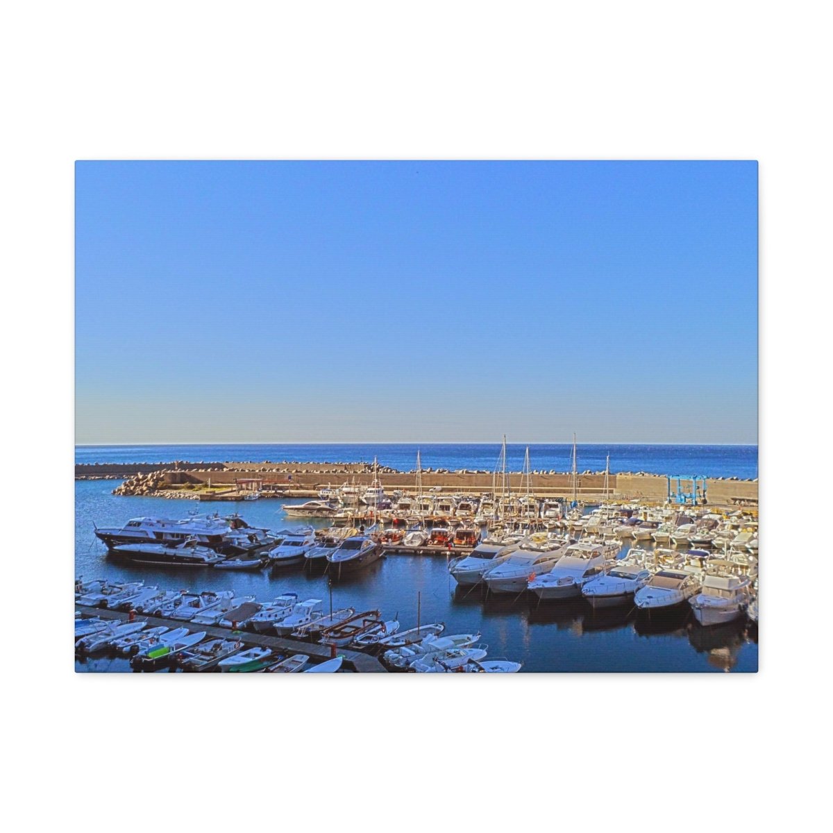 Marina in Maratea Bay on Canvas - Cosas y Punto