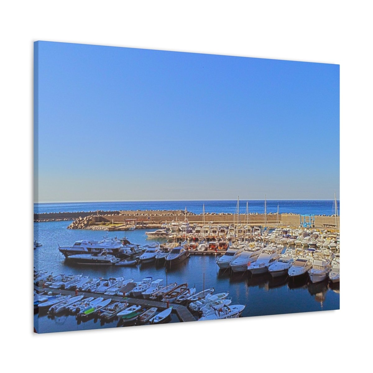 Marina in Maratea Bay on Canvas - Cosas y Punto
