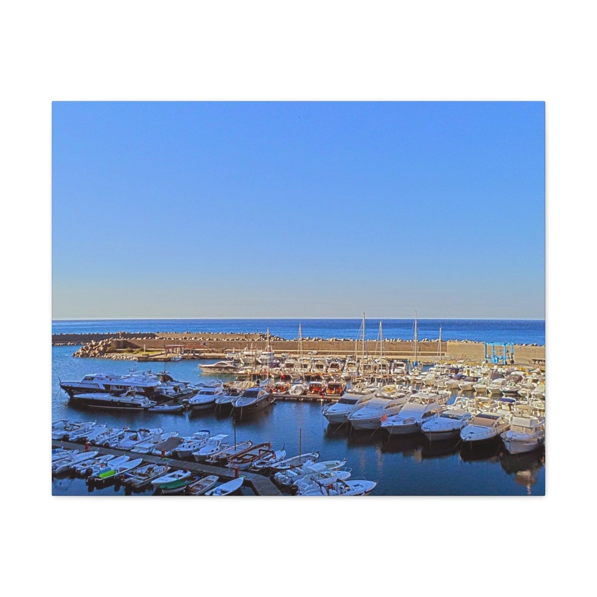 Marina in Maratea Bay on Canvas - Cosas y Punto