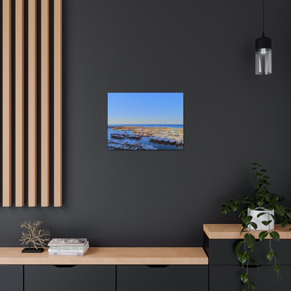 Marina in Maratea Bay on Canvas - Cosas y Punto