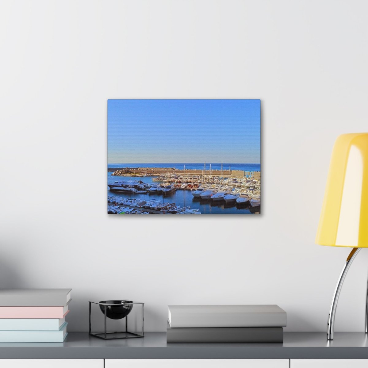 Marina in Maratea Bay on Canvas - Cosas y Punto
