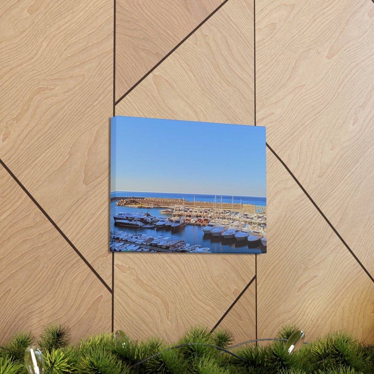 Marina in Maratea Bay on Canvas - Cosas y Punto