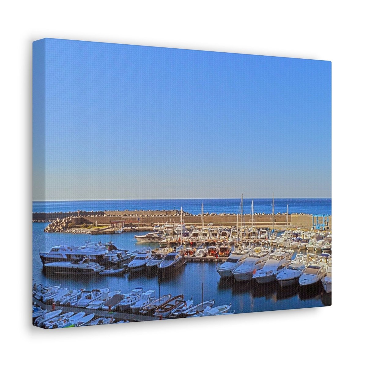 Marina in Maratea Bay on Canvas - Cosas y Punto