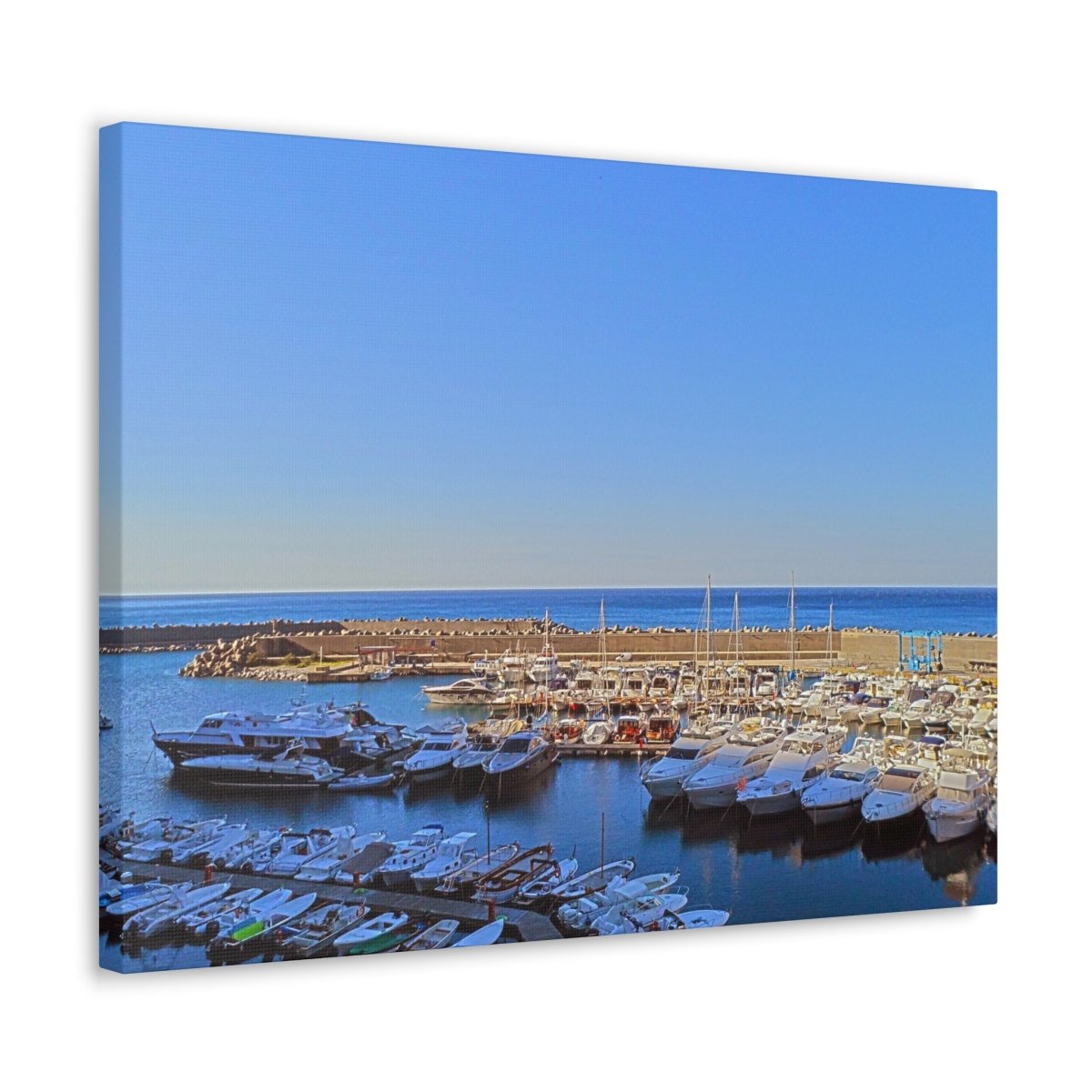 Marina in Maratea Bay on Canvas - Cosas y Punto