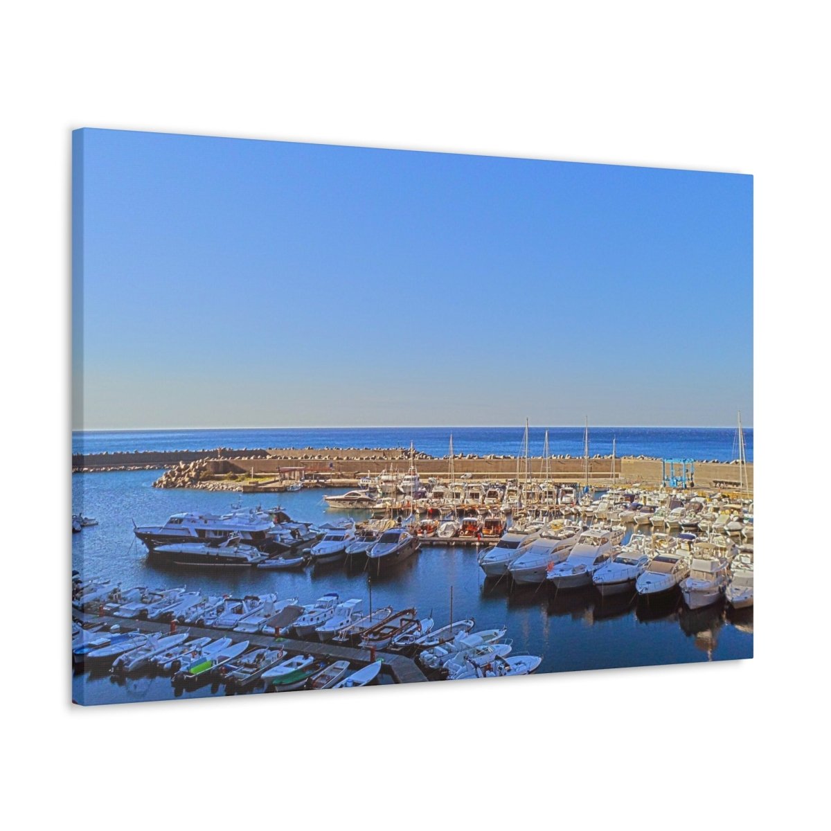 Marina in Maratea Bay on Canvas - Cosas y Punto