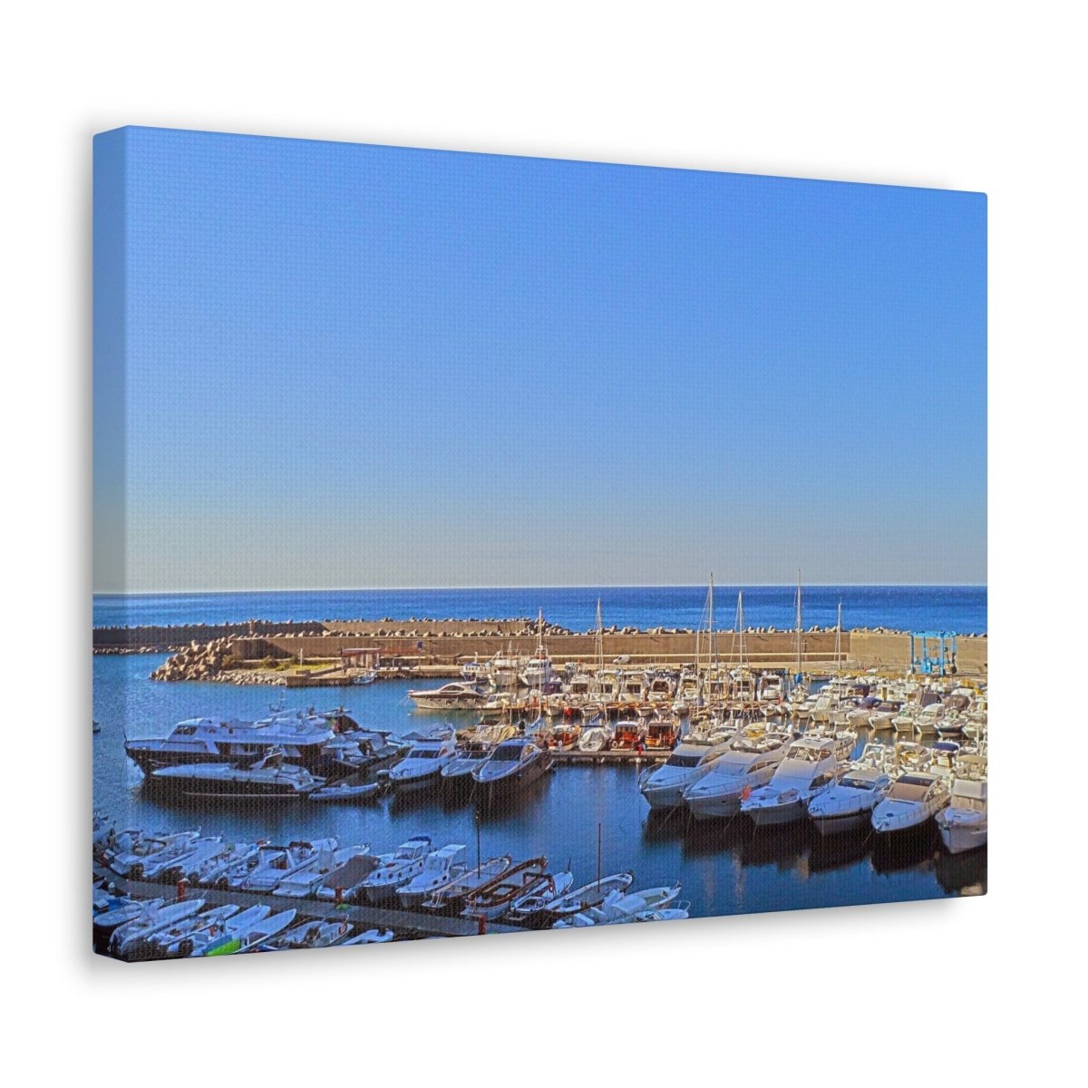 Marina in Maratea Bay on Canvas - Cosas y Punto