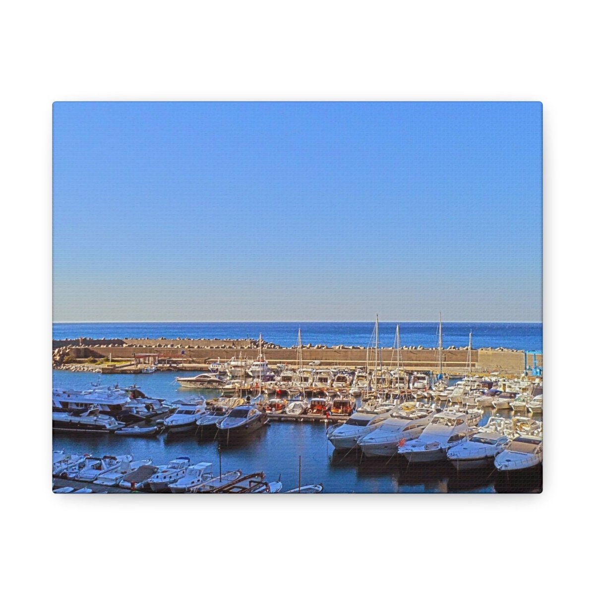 Marina in Maratea Bay on Canvas - Cosas y Punto