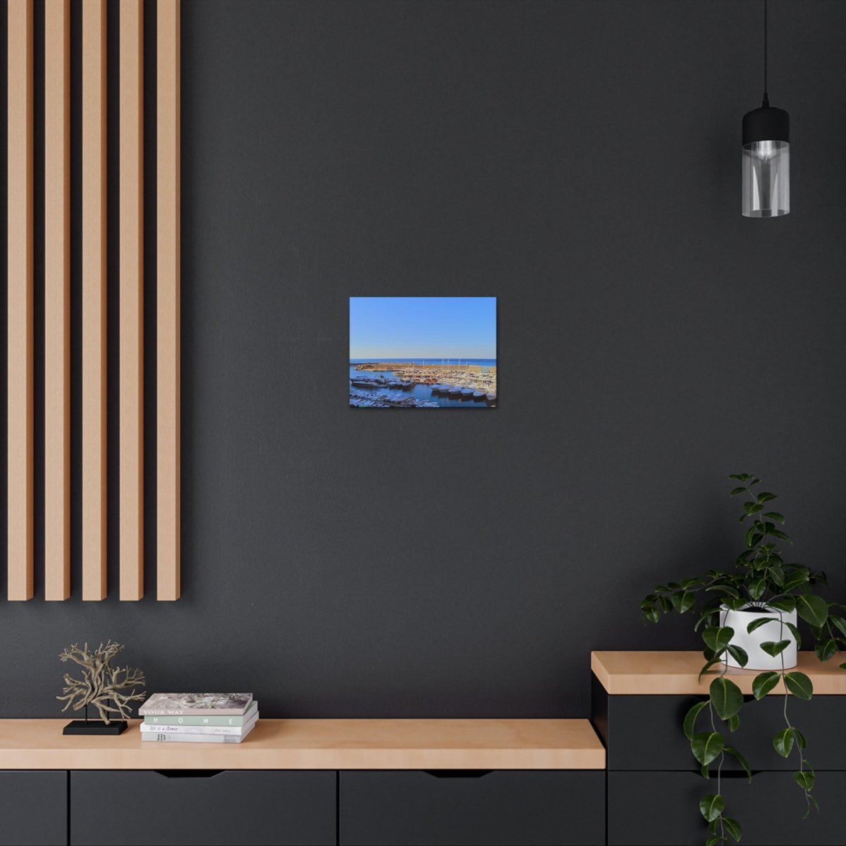 Marina in Maratea Bay on Canvas - Cosas y Punto