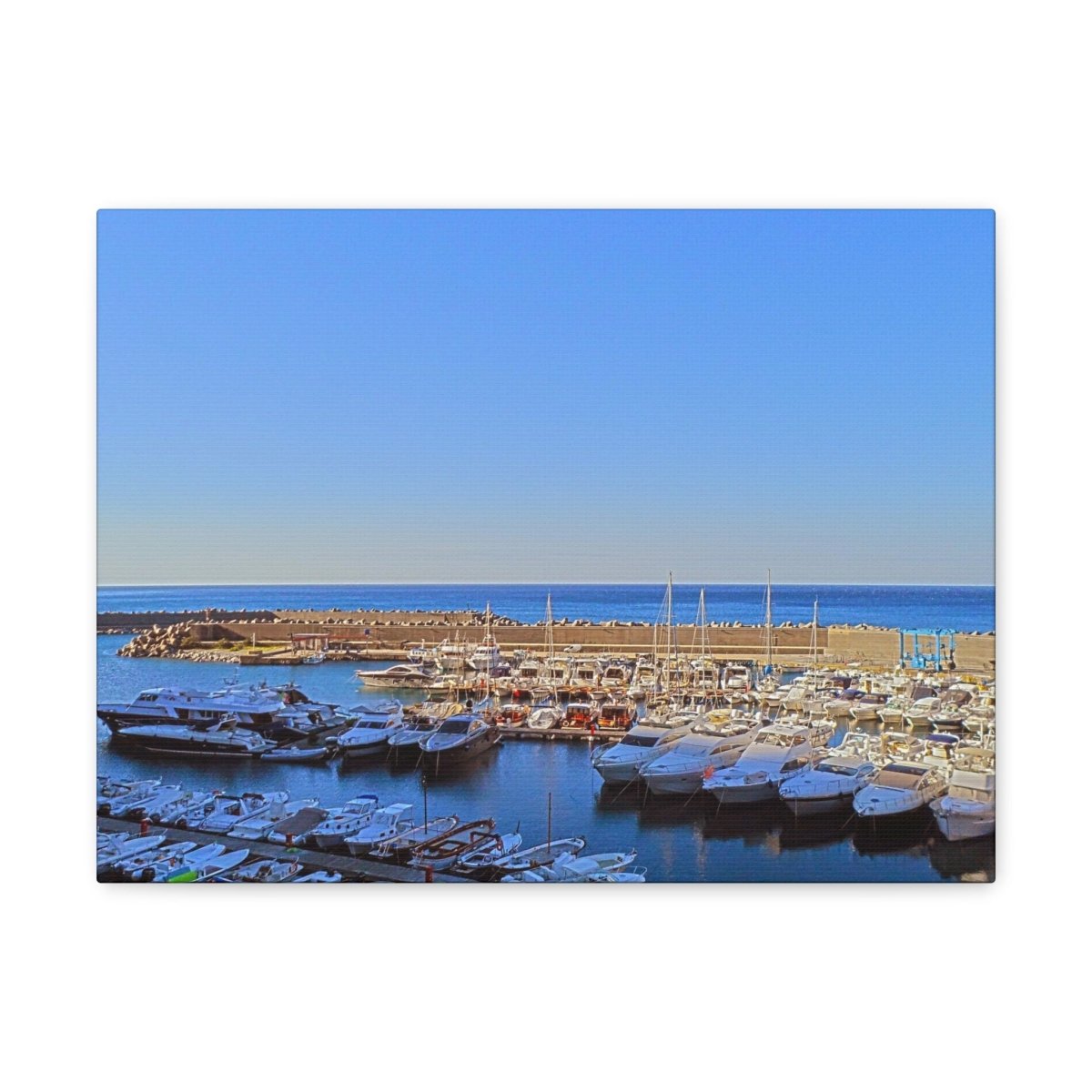 Marina in Maratea Bay on Canvas - Cosas y Punto