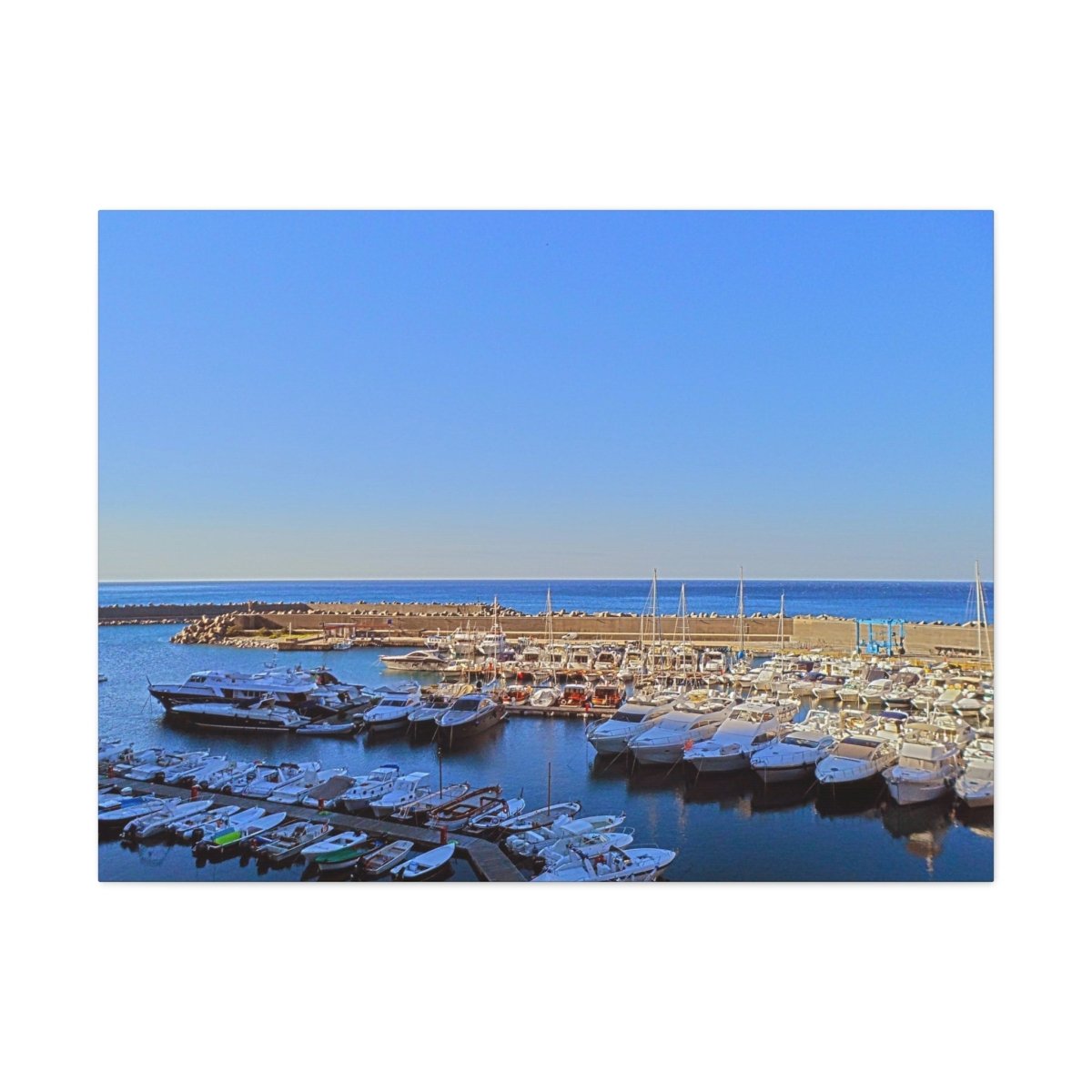 Marina in Maratea Bay on Canvas - Cosas y Punto
