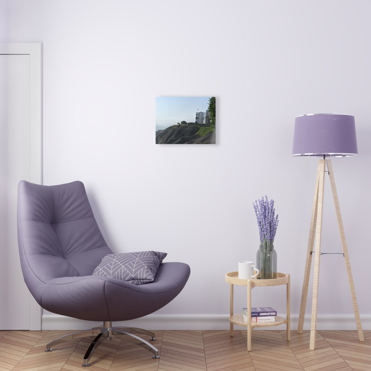 Miraflores Lighthouse in Lima Peru on Acrylic Glass Wall Art - Cosas y Punto