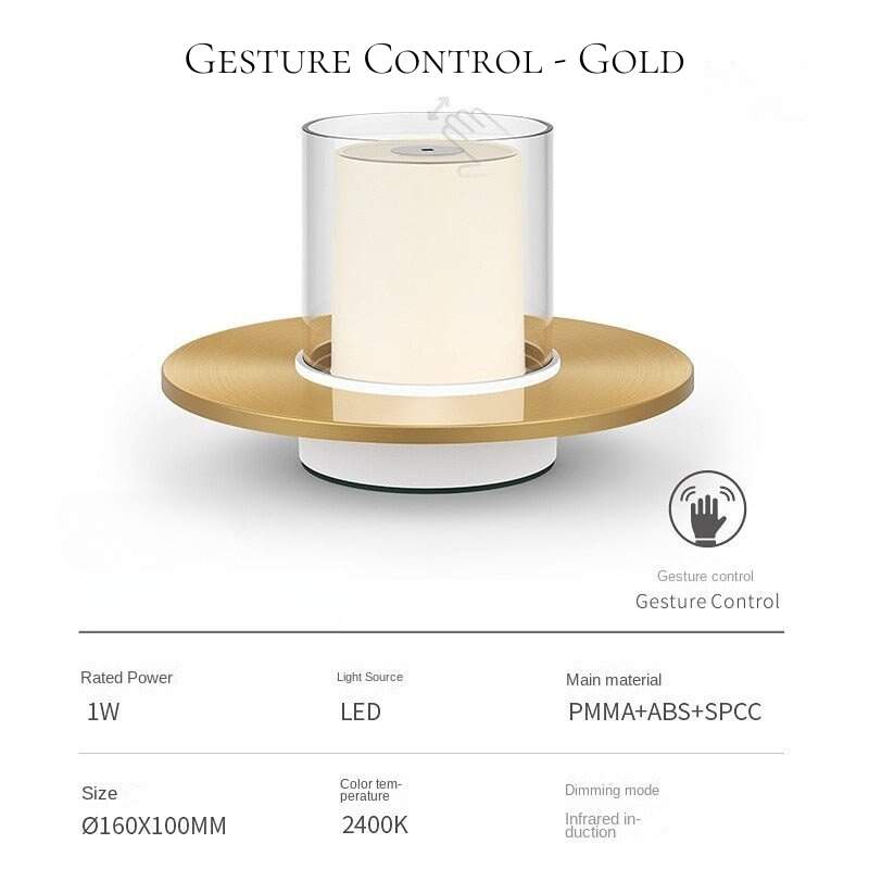 Modern Candlelight Ambience Rechargeable Table Lamp - Cosas y Punto
