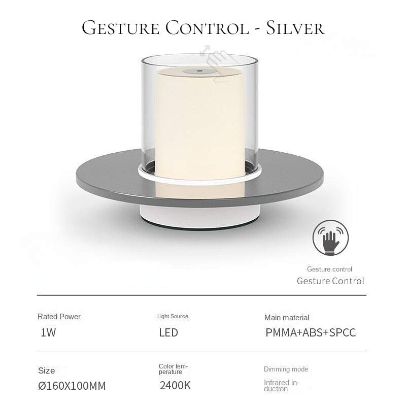 Modern Candlelight Ambience Rechargeable Table Lamp - Cosas y Punto