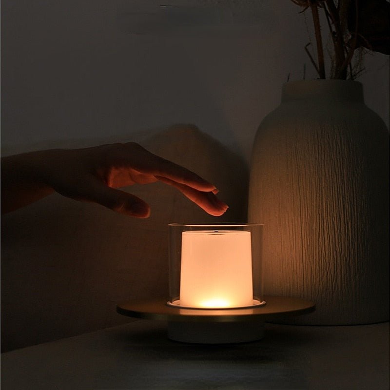 Modern Candlelight Ambience Rechargeable Table Lamp - Cosas y Punto