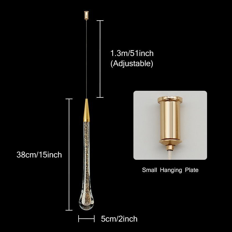 Modern Waterdrop Chandelier - Cosas y Punto