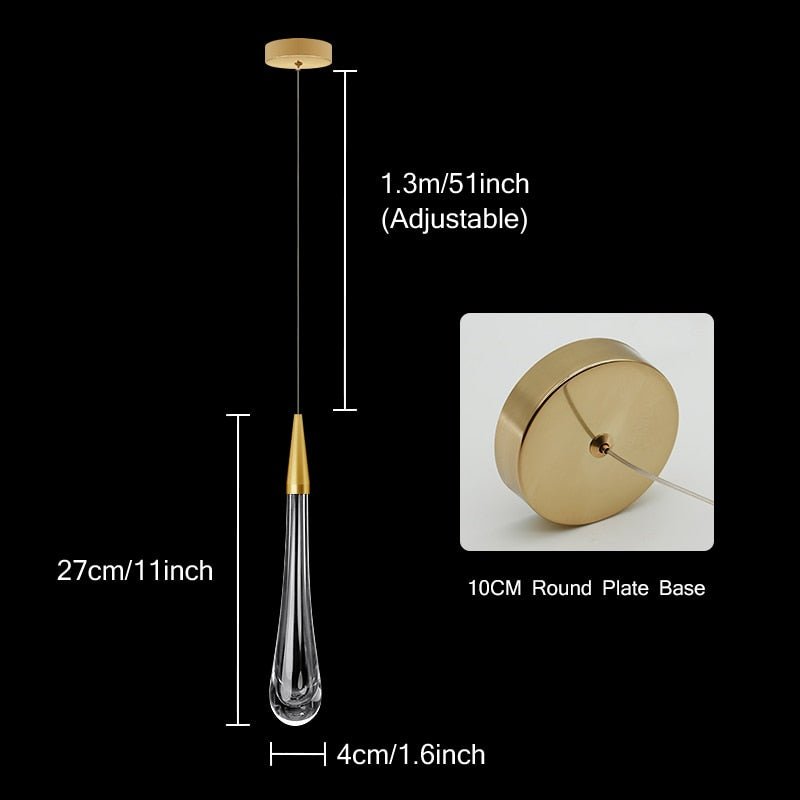 Modern Waterdrop Chandelier - Cosas y Punto
