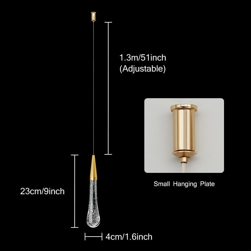 Modern Waterdrop Chandelier - Cosas y Punto