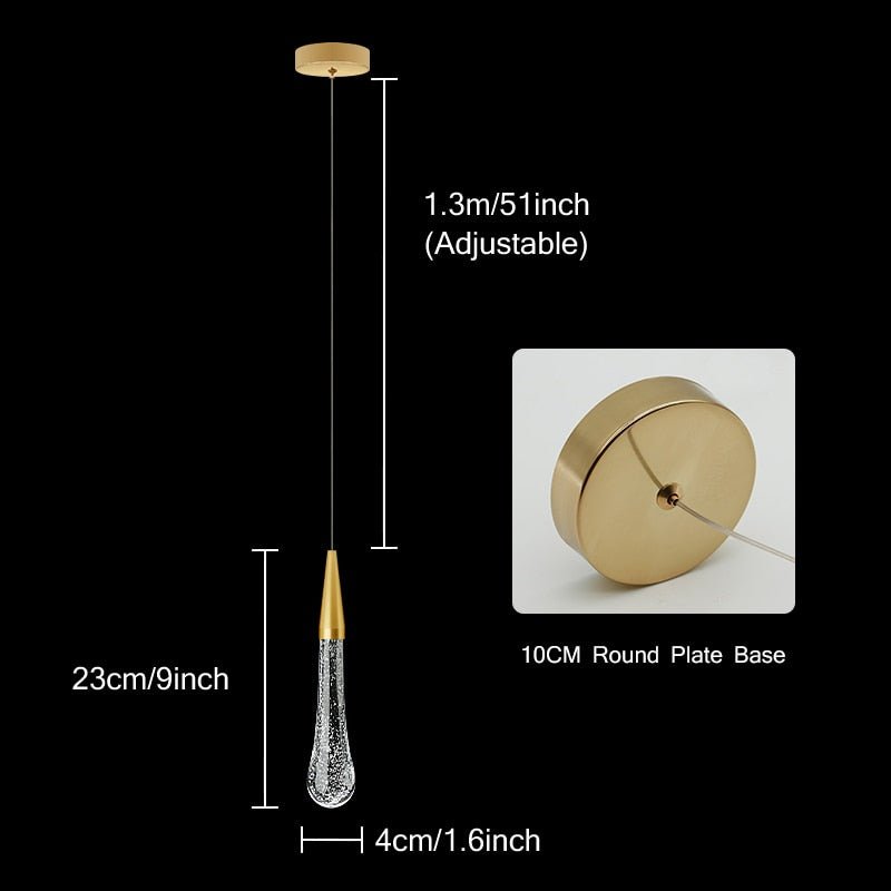 Modern Waterdrop Chandelier - Cosas y Punto