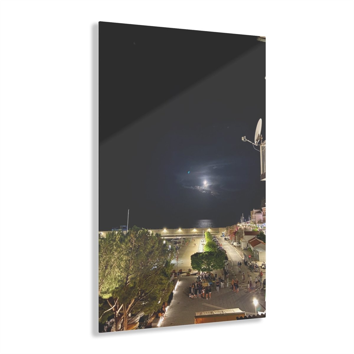Moon over Maratea on Acrylic Glass Wall Art - Cosas y Punto