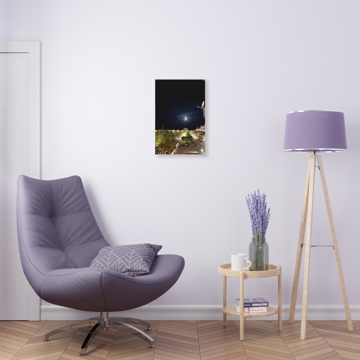 Moon over Maratea on Acrylic Glass Wall Art - Cosas y Punto