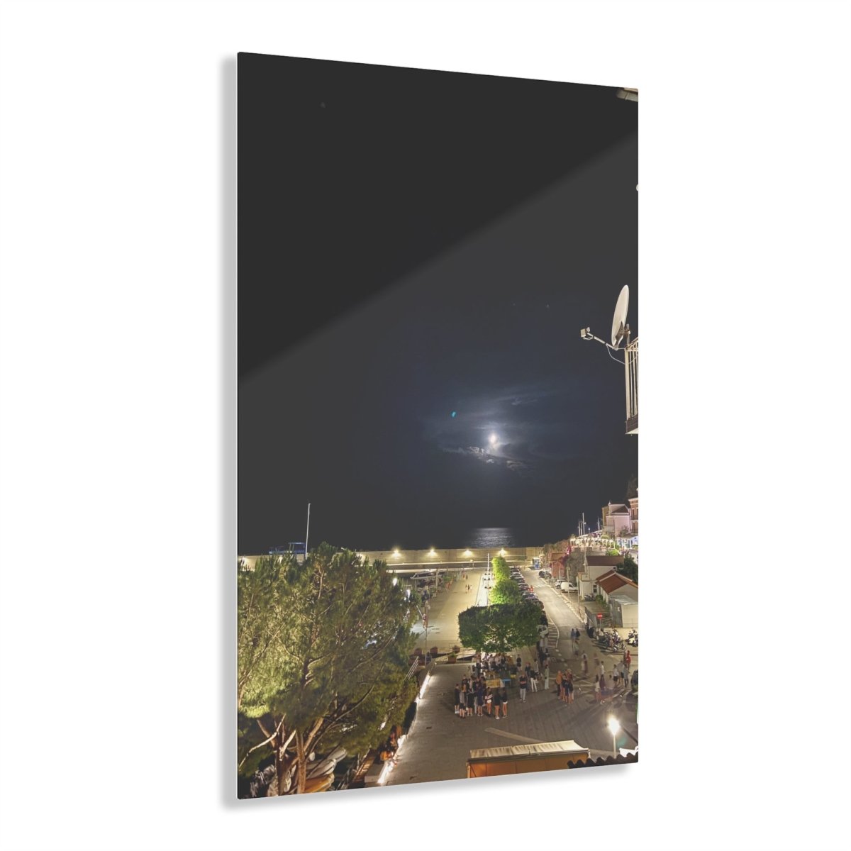 Moon over Maratea on Acrylic Glass Wall Art - Cosas y Punto