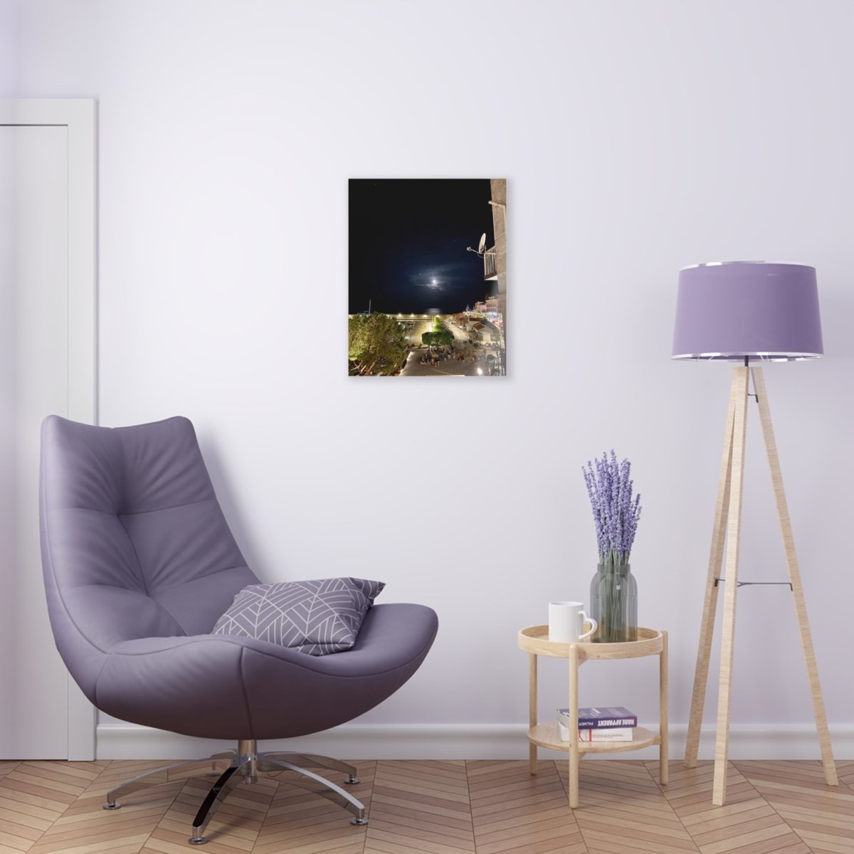 Moon over Maratea on Acrylic Glass Wall Art - Cosas y Punto