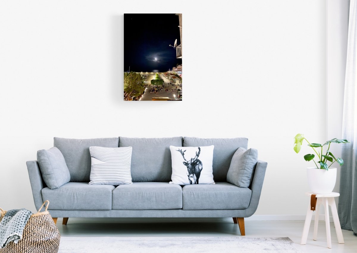 Moon over Maratea on Acrylic Glass Wall Art - Cosas y Punto