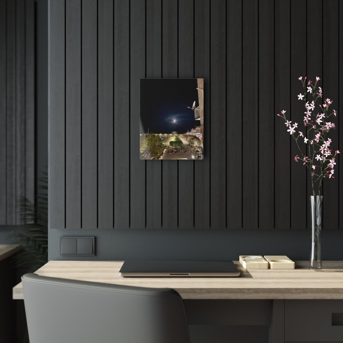 Moon over Maratea on Acrylic Glass Wall Art - Cosas y Punto