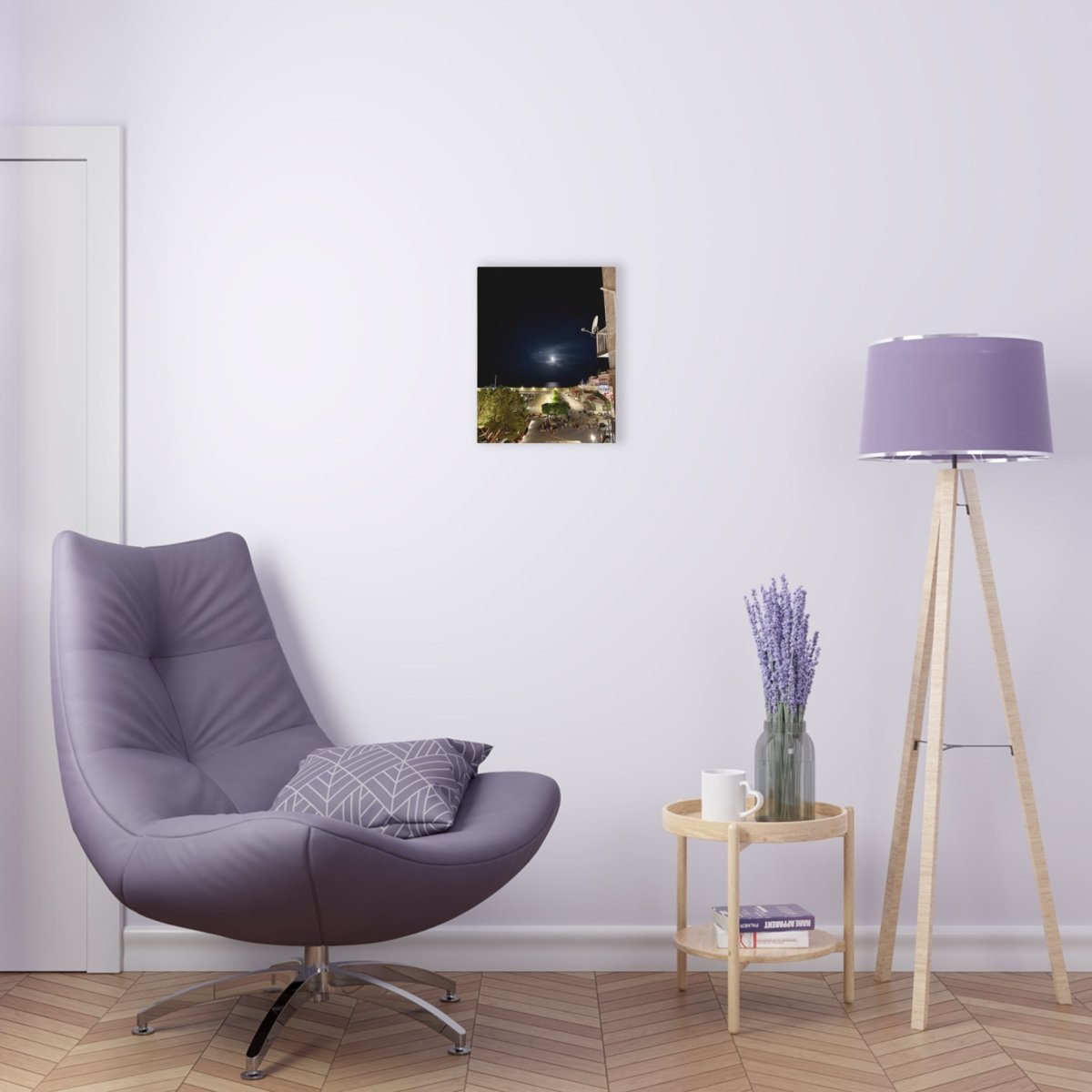 Moon over Maratea on Acrylic Glass Wall Art - Cosas y Punto