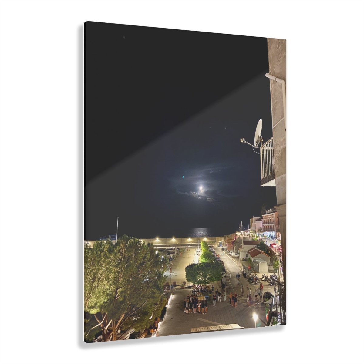 Moon over Maratea on Acrylic Glass Wall Art - Cosas y Punto