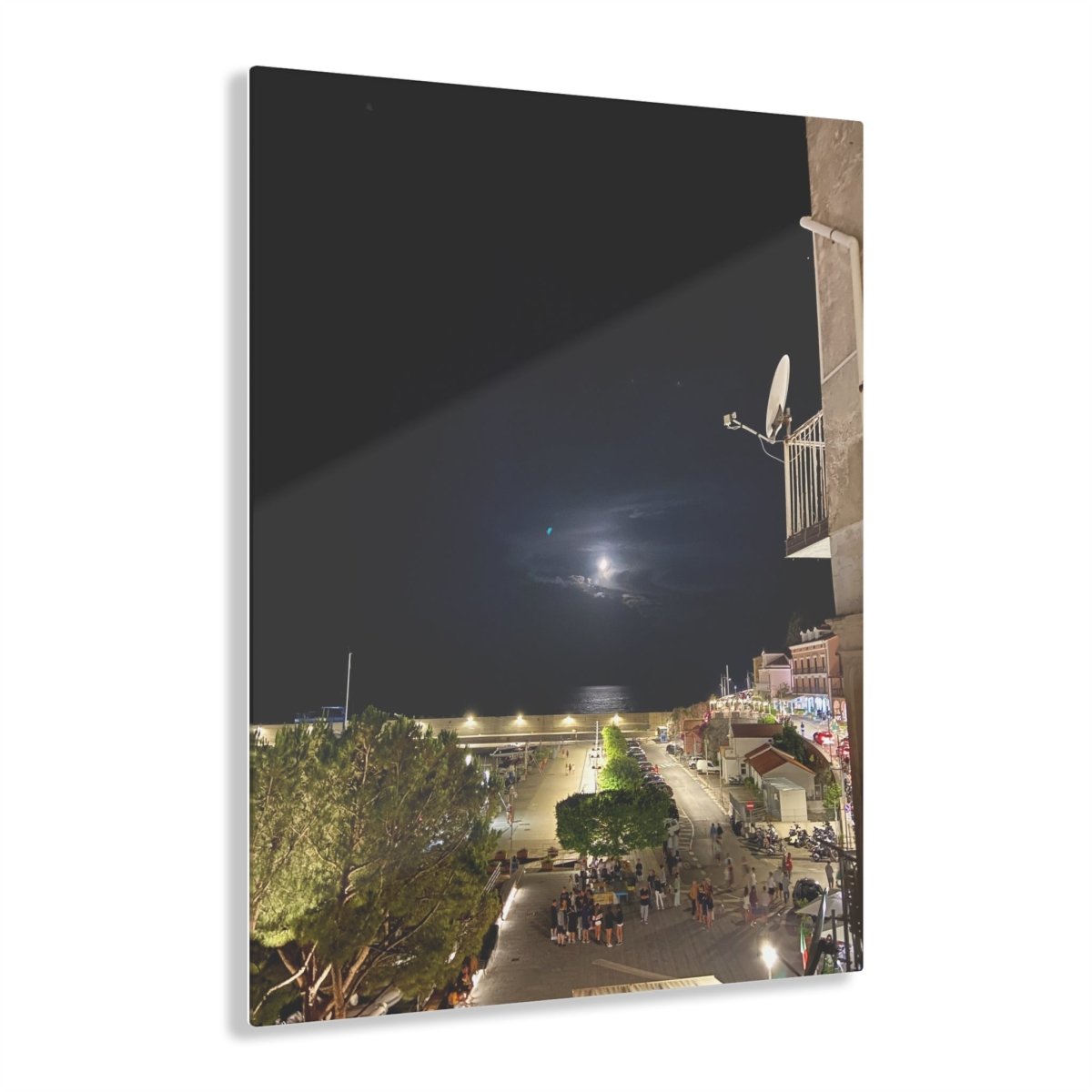 Moon over Maratea on Acrylic Glass Wall Art - Cosas y Punto