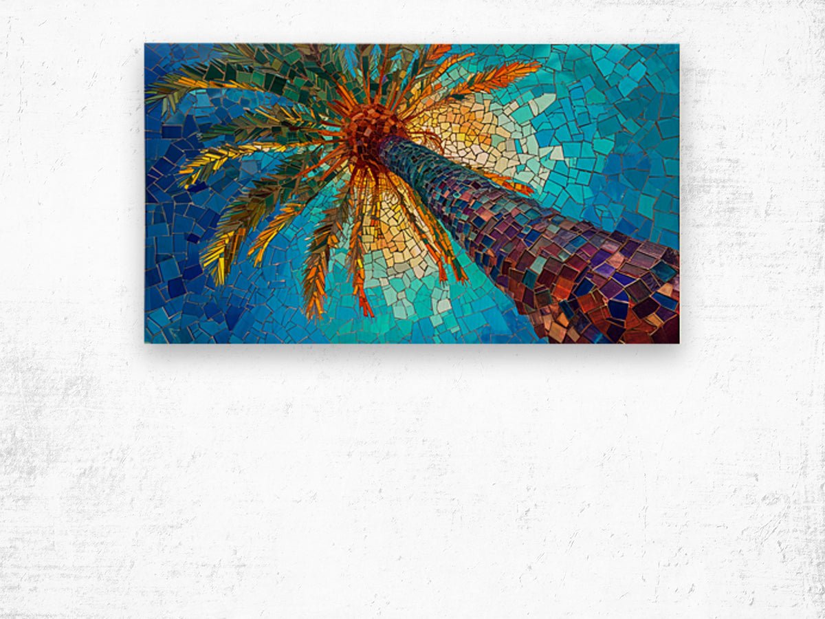 Neon Palm Vista - Wall Art - Cosas y Punto