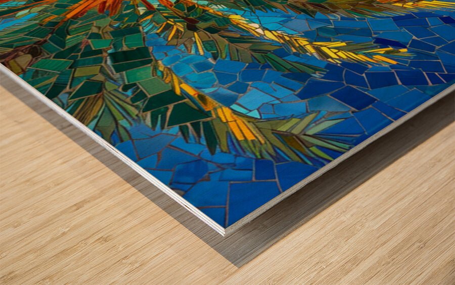 Neon Palm Vista - Wall Art - Cosas y Punto