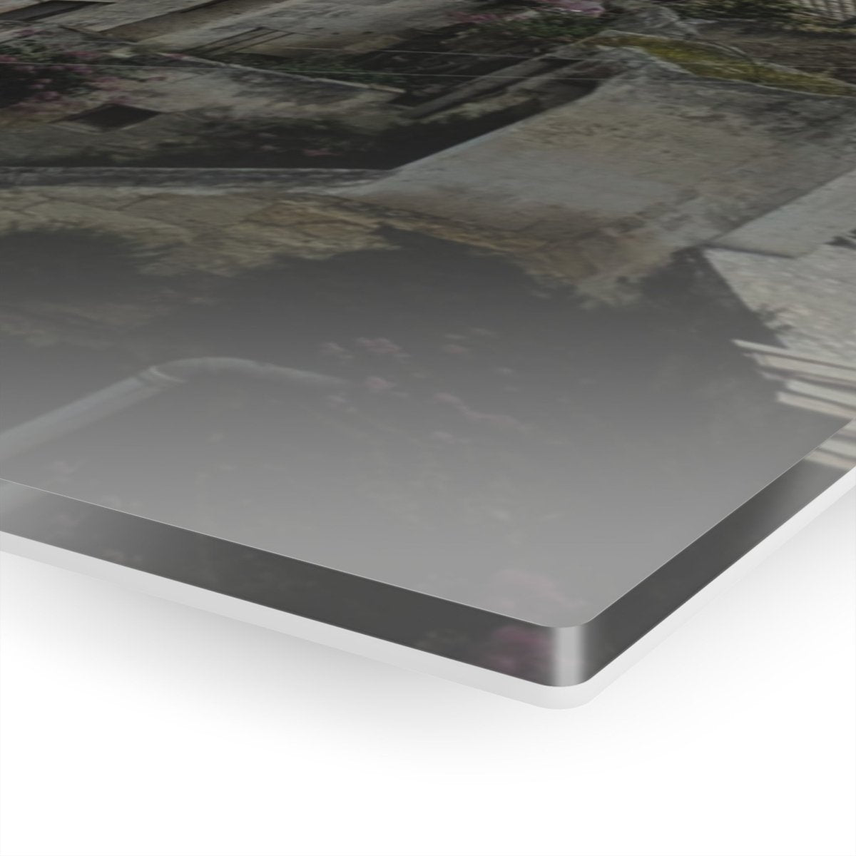 Overlooking Sassi di Matera on Acrylic Glass Wall Art - Cosas y Punto