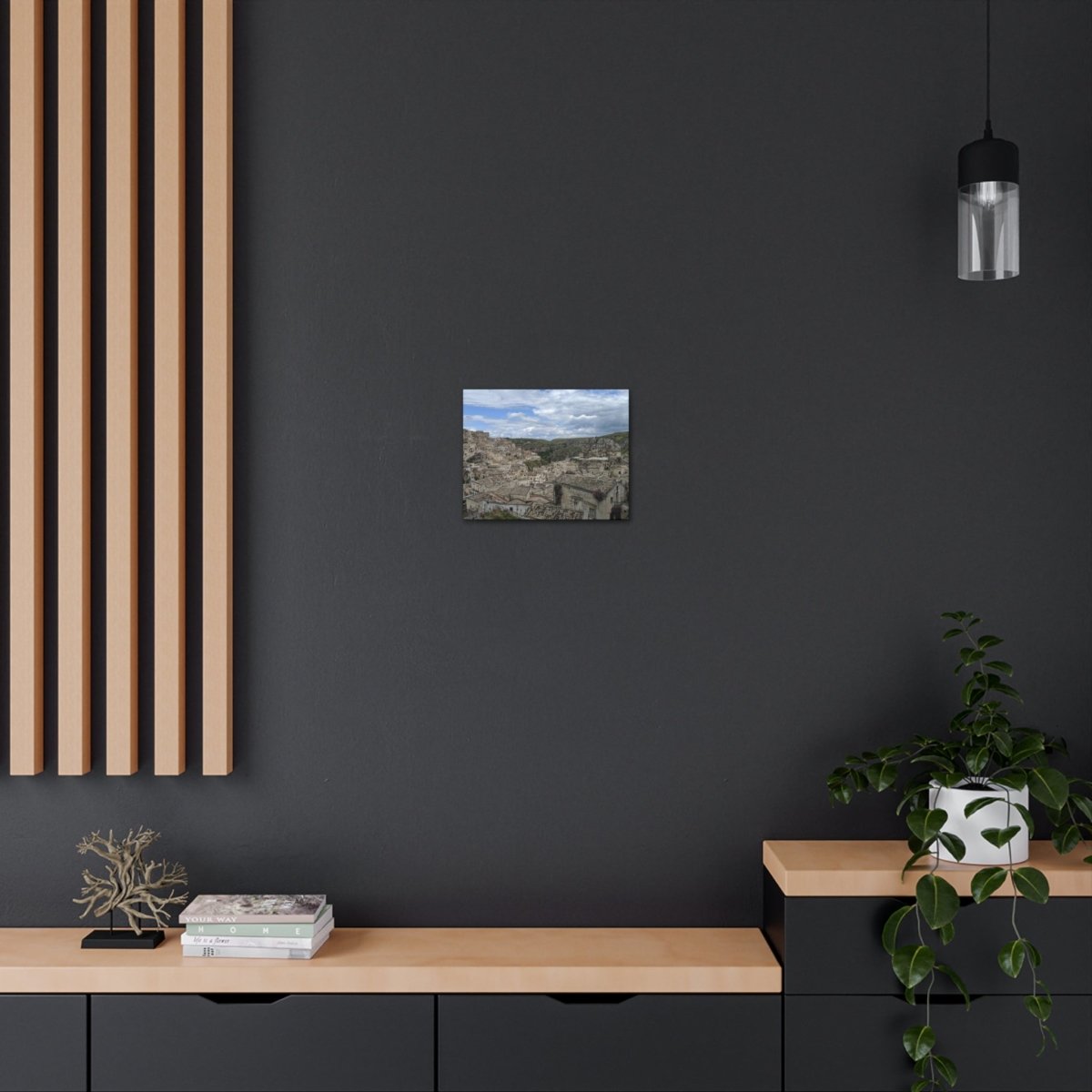 Overlooking Sassi di Matera on Canvas - Cosas y Punto