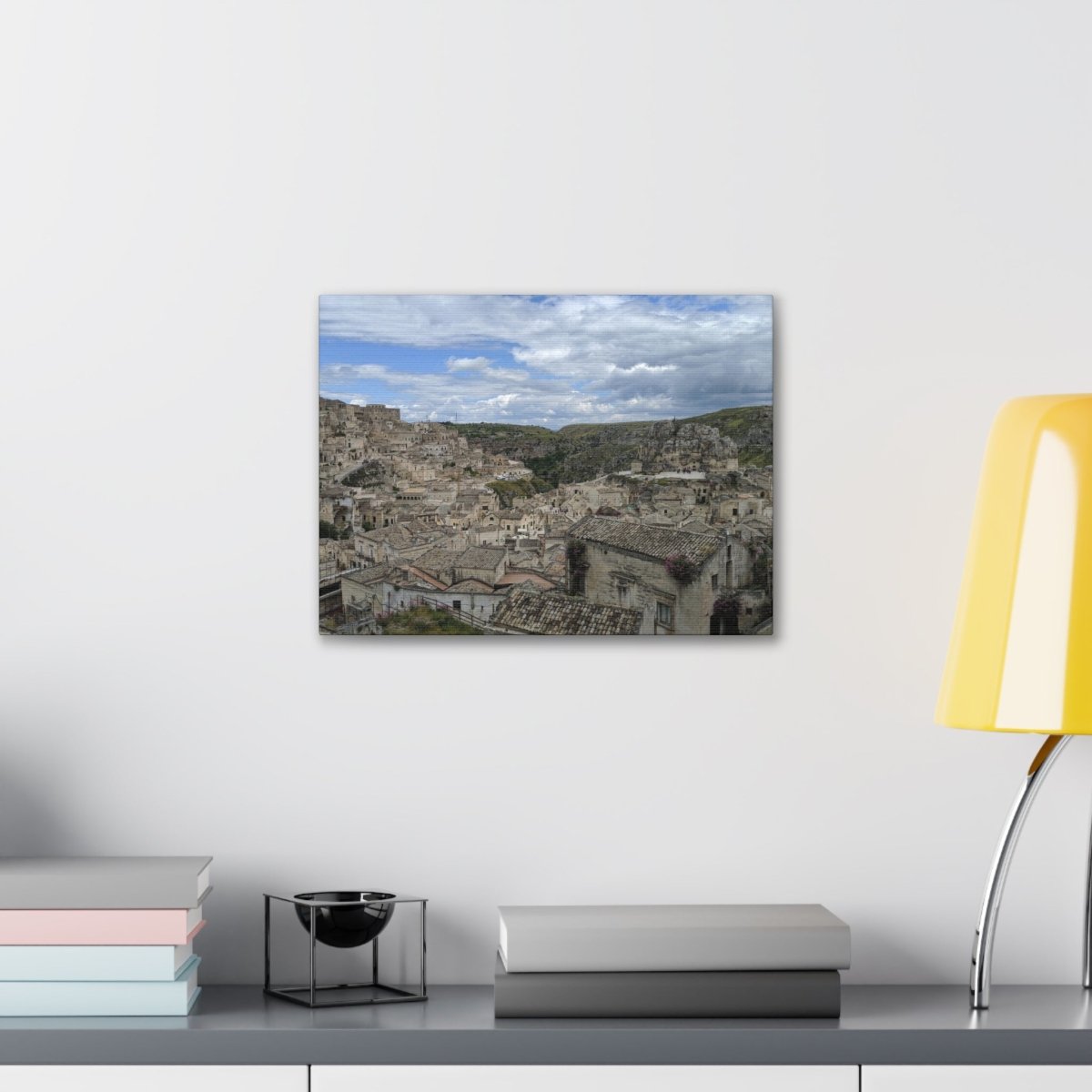 Overlooking Sassi di Matera on Canvas - Cosas y Punto