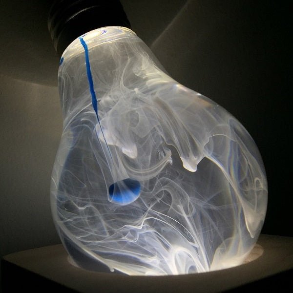 Resin LED Lightbulb - Blue-drop - Cosas y Punto