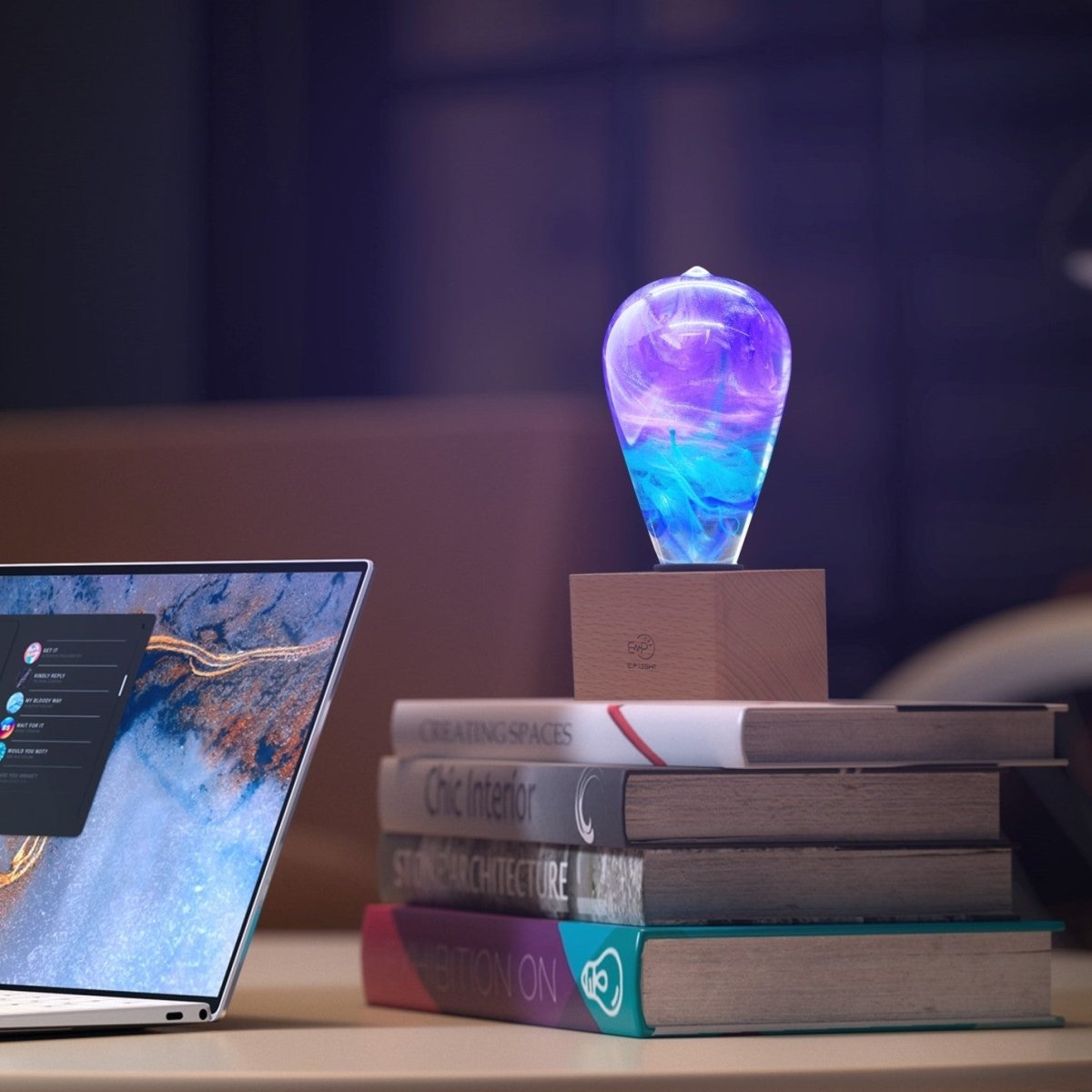 Resin LED Lightbulb - Faith - Cosas y Punto