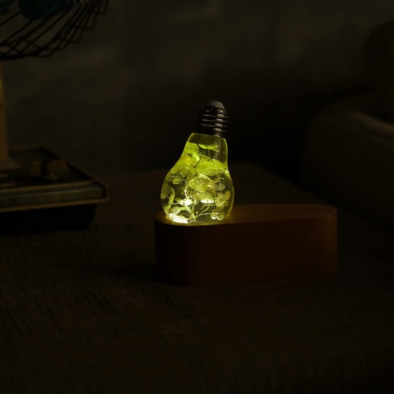 Resin LED Lightbulb - Yellow Hydrangea - Cosas y Punto