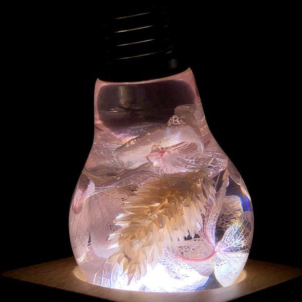 Resin LED Lightbulbs - 3-Pack Flower Bulbs - Cosas y Punto