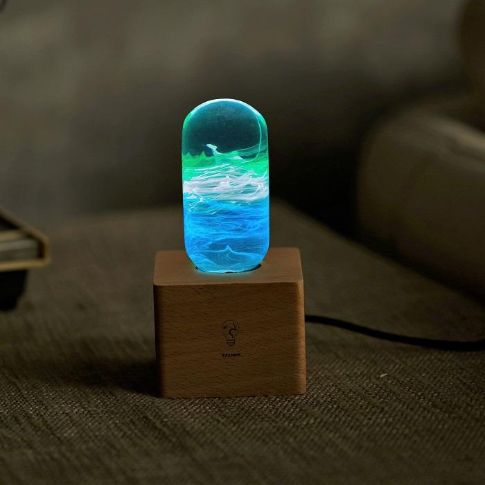 Resin LED Lightbulbs - 3-Pack LED Bulbs - Blue, Flame and Youth - Cosas y Punto