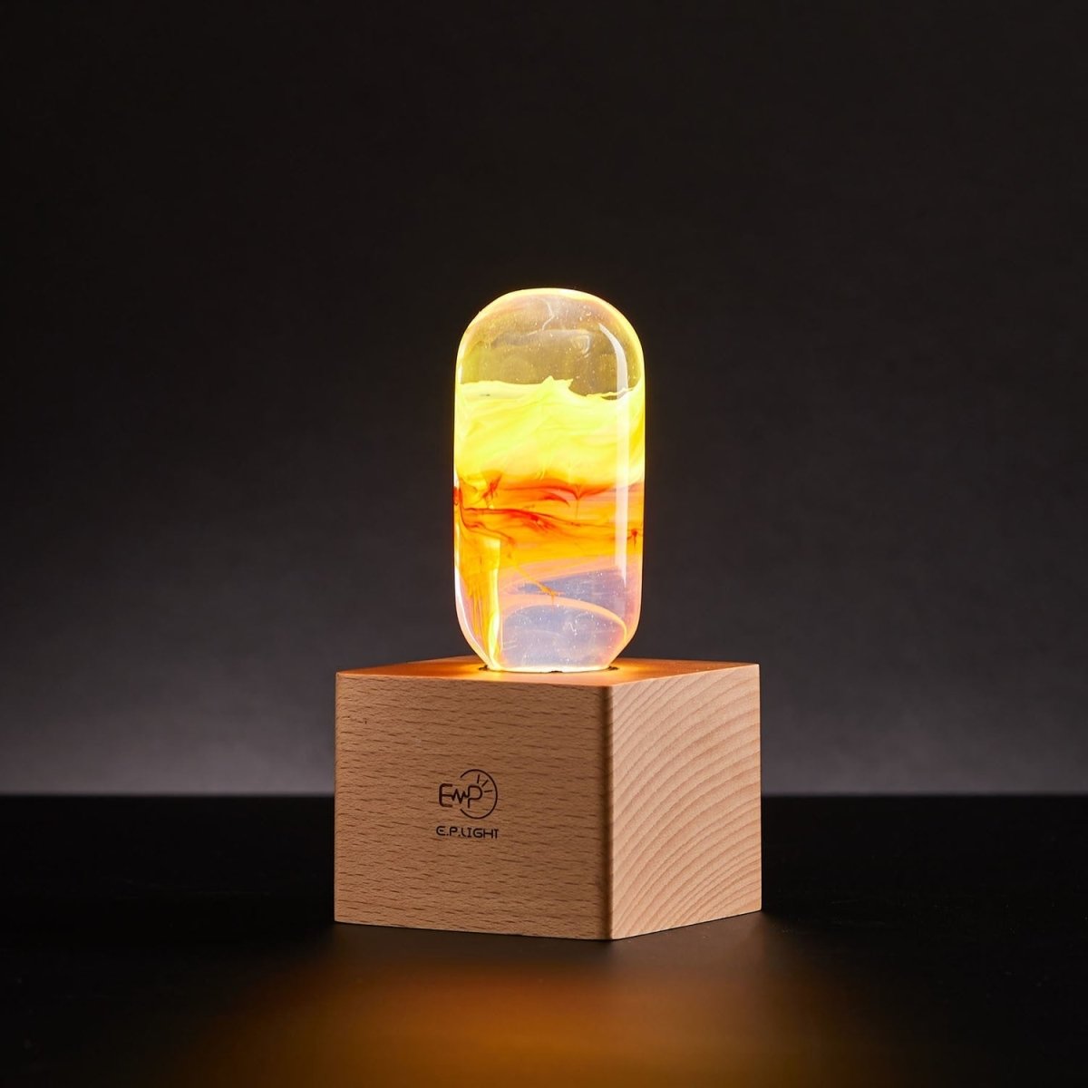 Resin LED Lightbulbs - 3-Pack LED Bulbs - Blue, Flame and Youth - Cosas y Punto