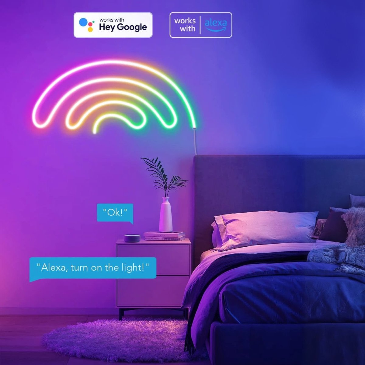 Smart Neon Sign Light, Flexible DIY Neon Strip Light - Cosas y Punto