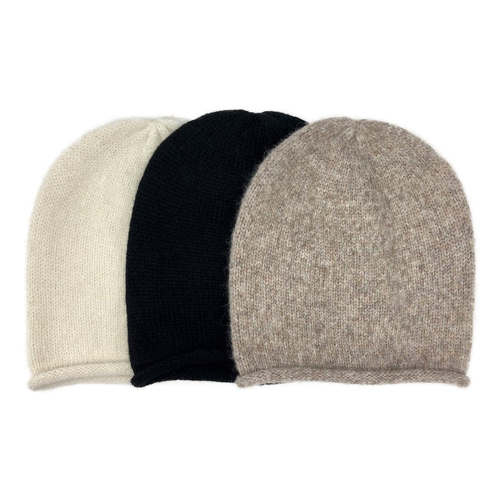 Snow Essential Knit Alpaca Beanie - Cosas y Punto
