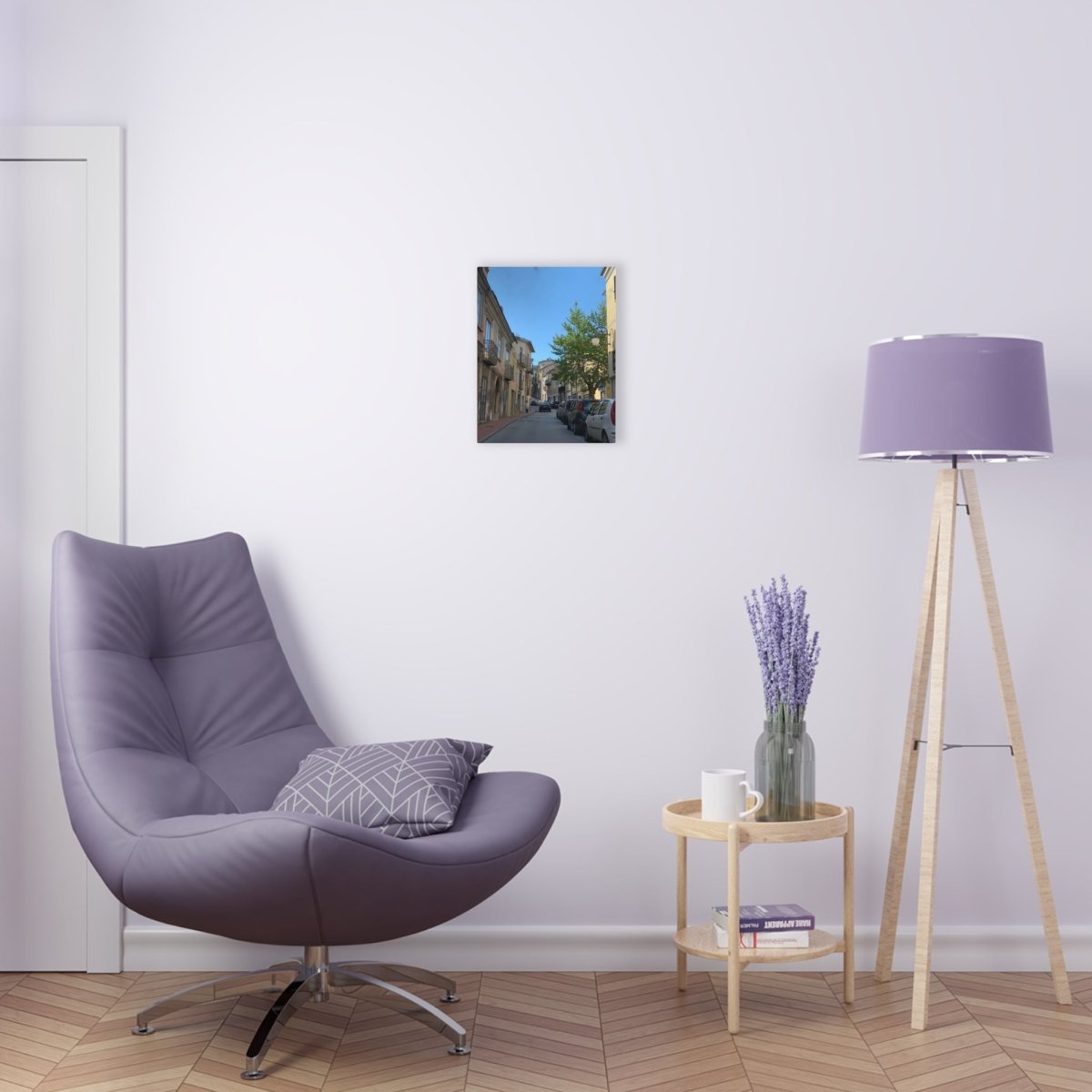 Street in Matera, Italy on Acrylic Glass Wall Art - Cosas y Punto