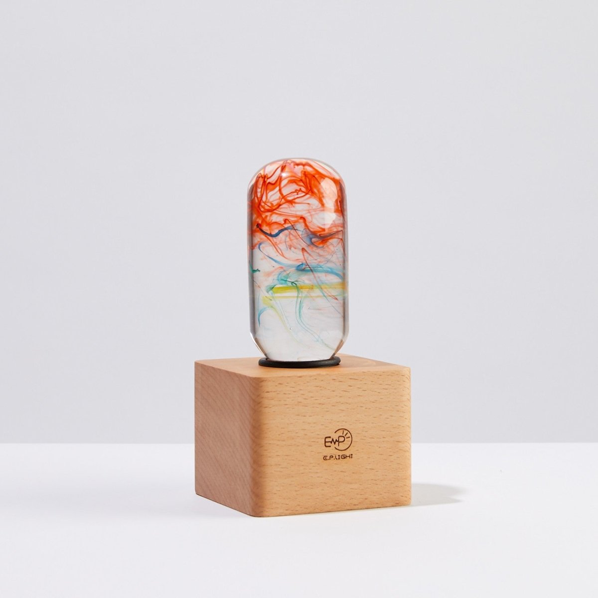 Table Lamp with Resin LED Lightbulb - Youth - Cosas y Punto