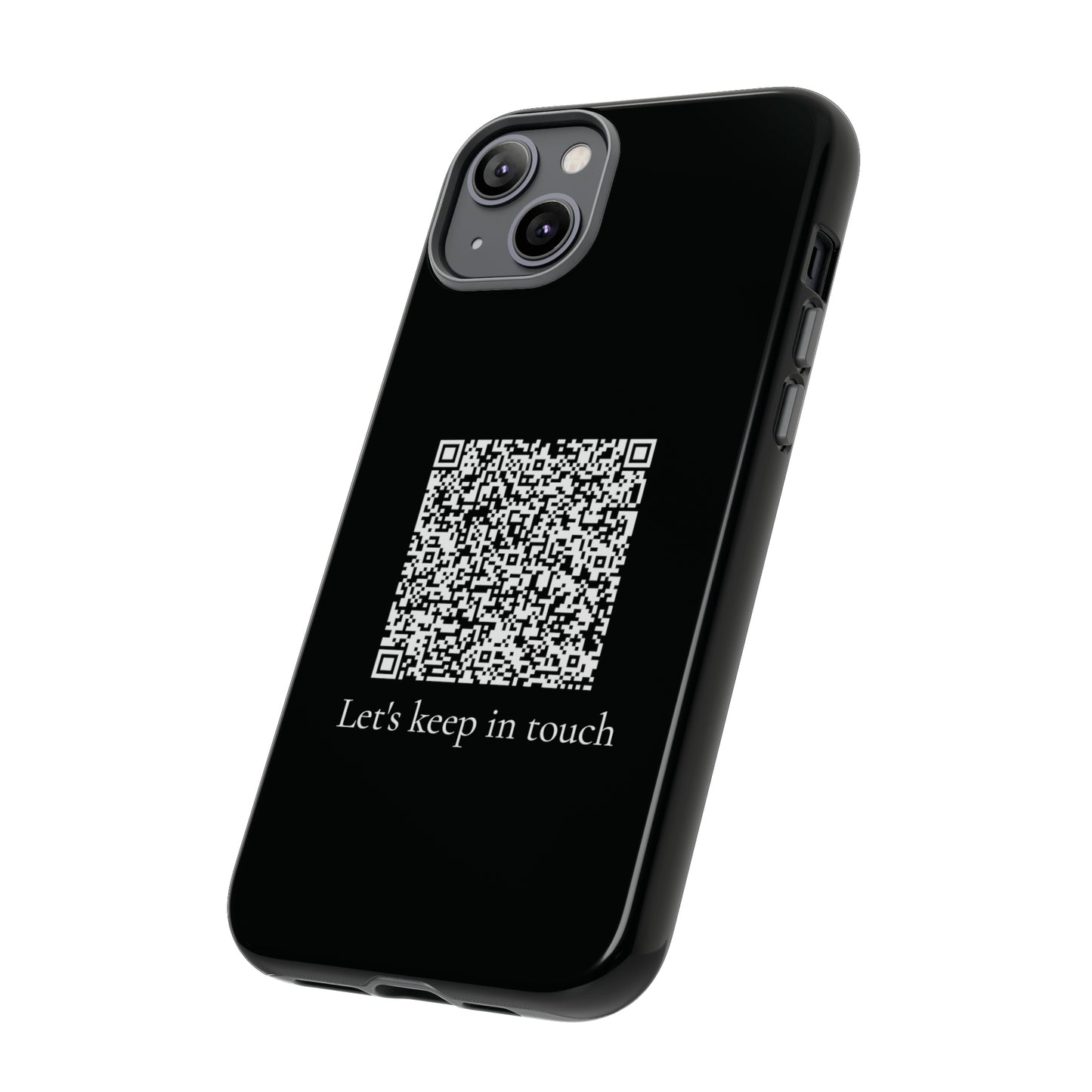 Personalized QR Code Contact Card Phone Tough Cases