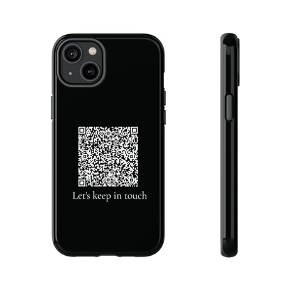 Personalized QR Code Contact Card Phone Tough Cases