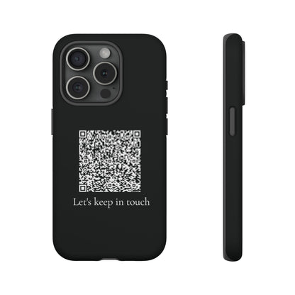 Personalized QR Code Contact Card Phone Tough Cases